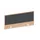 baliepaneel bureau aanbouw achter NE-esdoorn BN8010-antraciet 1000mm