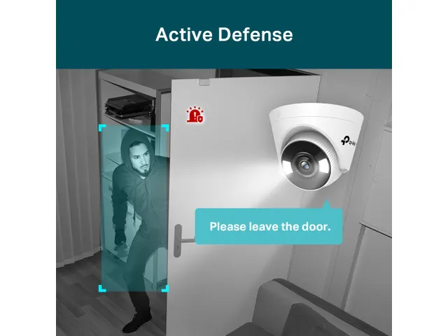 TP-Link VIGI C450, Caméra de sécurité IP, Intérieure, Avec fil, 12