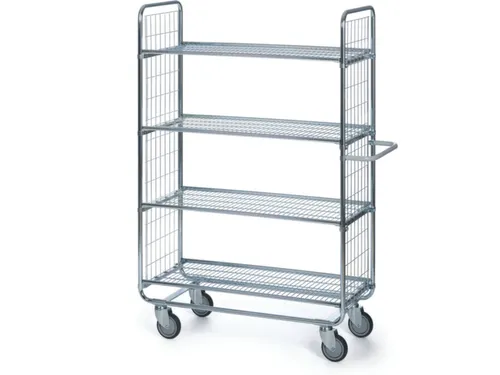 Gaaswagen,Draagverm. 200Kg,4Etage(S),Draadgaasbodem