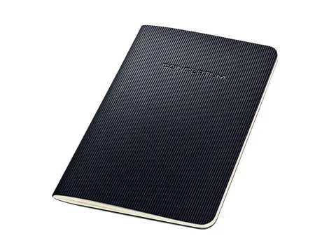 Notitieboek Conceptum A6 zwart gelinieerd softcover. 64 pagina's 80 gr