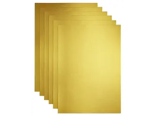 Kopieerpapier Papicolor A4 120gr 6 vel metallic goud - 1
