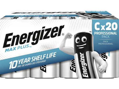 Batterij Energizer Max Plus 20x C alkaline