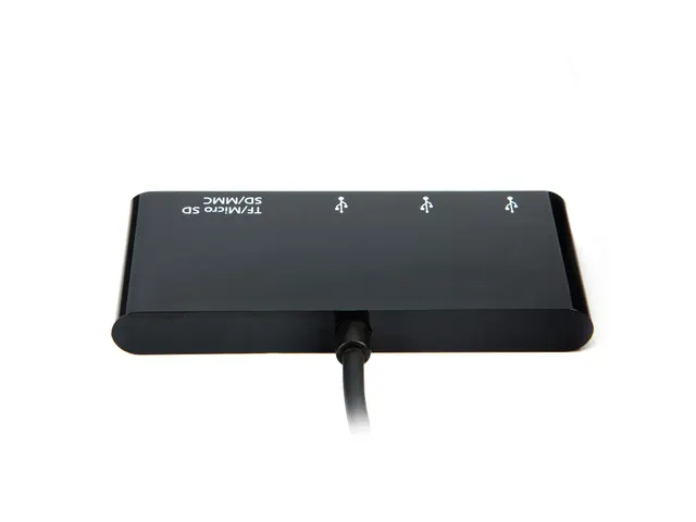 Usb-c To 5-in-1 Hub Black Card Reader USB 3.1