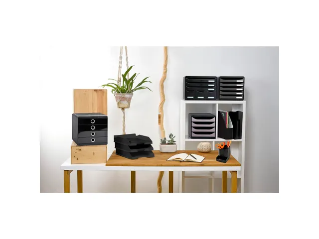 Ladenblok Pop-Box zwart/ zilver