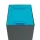 Top met klepdeksel voor modulaire afvalscheidingsunit 60 liter blauw