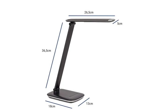 Lampe de bureau MAULjazzy réglable port USB noir