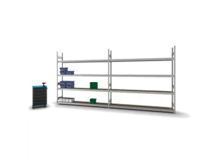 breedvakstelling,aanbouwveld,HxBxD 2500x2270x435mm,vakl. 350kg - 3