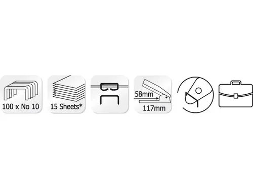 Nietmachine Kangaro Trendy-10 zwart