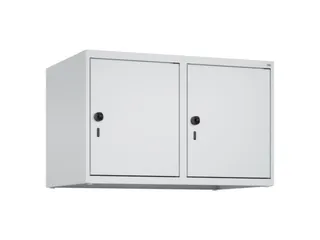 opzetkast,v. locker,2vak.,vak B 400mm,HxBxD 500x800x500mm,draaigrendel - 2