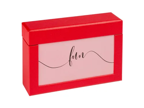 Fotobox walther design Fun 10x15cm 100 foto's rood