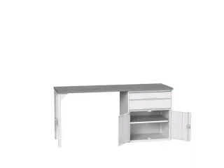 werkbank,HxBxD 930x2000x600mm,linoleumblad,2voeten/1container - 1
