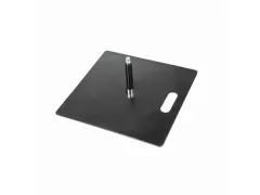 OUTLET Beach Flag base Staalplaat 6 kg zwart met 25mm Rotator