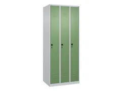 locker,HxBxD 1850x750x500mm,3vak,vak B 250mm,draaigrendel