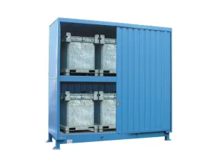 stellingcontainer v. gevaarlijke stoffen,max. 6xIBC,staand - 1