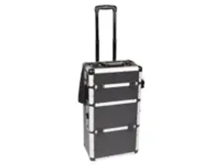 OUTLET Gereedschapskoffer Aluminium Trolley 370x270x670mm Zwart - 1