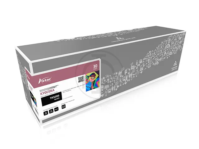 As20066 Kyocera Tk5280 Ecosys Toner Zwart Rebuilt 13.000Pag Chip