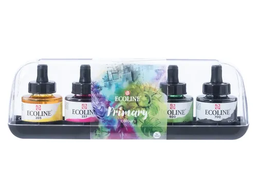 Talens Ecoline Vloeibare waterverf set Primair 5 x 30 ml