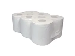 Centerfeedrol 2-laags Gerecycled Wit 130m Poetspapier