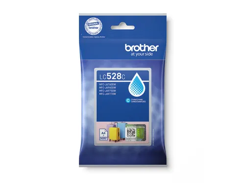 Inktcartridge Brother LC-528C cyaan 5.000 pagina's