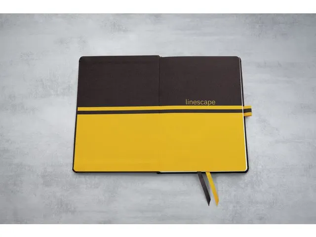 Weekagenda Linescape A5 2026 (EN) donkergrijs Hardcover verticale inde
