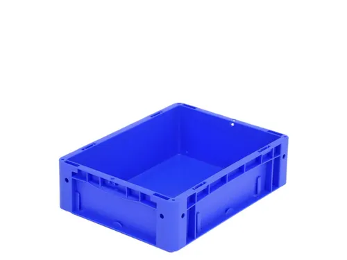 Euronorm Stapelkrat Pp 120x400x300mm Wanden/bodem Gesloten Blauw 11l