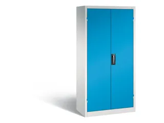 acculaadkast 1950x930x500mm 5stekkerdozen 230V cil.-slot front RAL5012 - 1