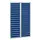 ladekast HxBxD 1800x1000x500mm 34laden vergrendeling RAL7035 RAL5010