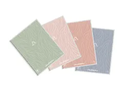 Cahier Aurora A5 120 pages 80g spirale ligné assorti