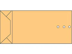 Envelop Quantore monsterzak 100x245x40mm bruin 120gr 250stuks
