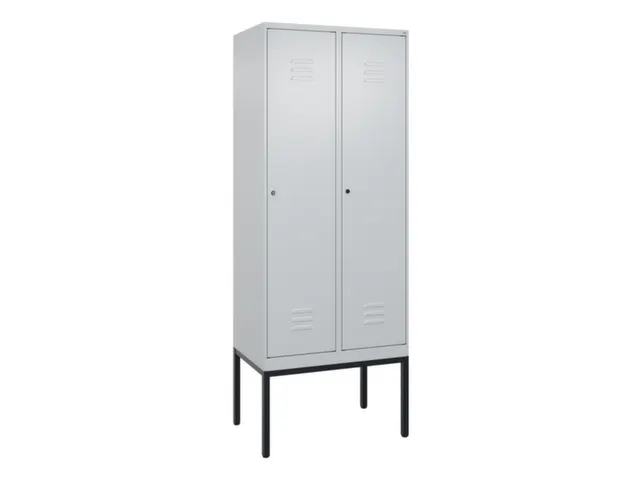 locker voor scheiding van kleding,HxBxD 2120x800x500mm,2vak