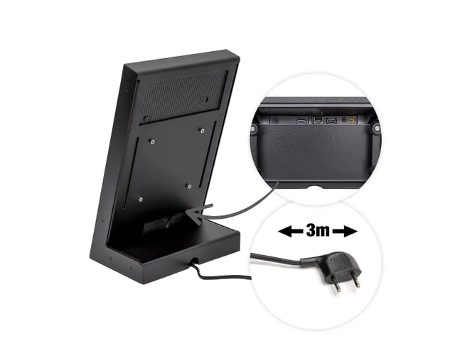 Digitale Counterdisplay Nova met 13 Inch Samsung UHD-Scherm Zwart