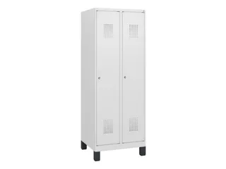 schoollocker,HxBxD 1630x600x500mm,2vak,vak B 300mm,cil.-slot,voeten - 2