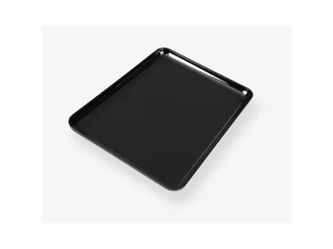 Zwarte schaal Riflex 290x220x20mm Onbreekbaar Polycarbonaat