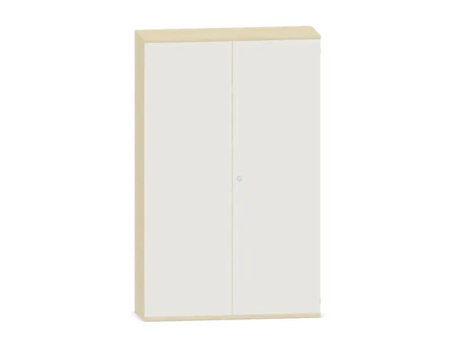 kantoorkast,HxBxD 1920x1200x430mm,decor romp esdoorn,decor front wit