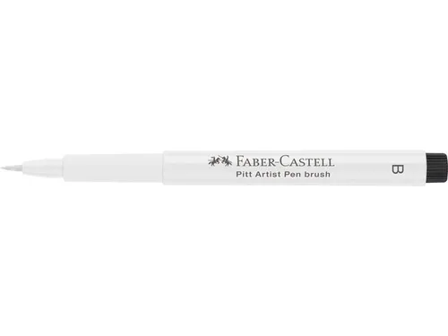 Tekenstift Faber-Castell Pitt Artist Pen B 101 wit