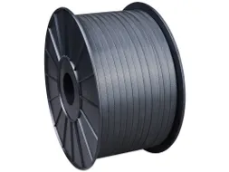 Omsnoeringsband Handmatig zwart 12.00 x 0.400 mm x 2000.00 m