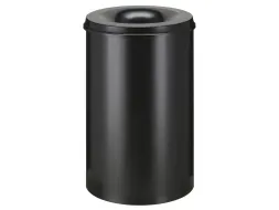 Afvalbak Vlamdovend 110 Liter Zwart