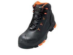 Uvex 6503.2 S3 veiligheidsschoenen, SRC, ESD, zwart/oranje, maat 44, p