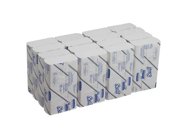 Scott 5856 Handdoeken Slimfold 1-laags M-vouw Wit 16x110st