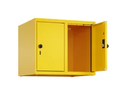 opzetkast,v. locker,2vak.,vak B 300mm,HxBxD 500x600x500mm,draaigrendel