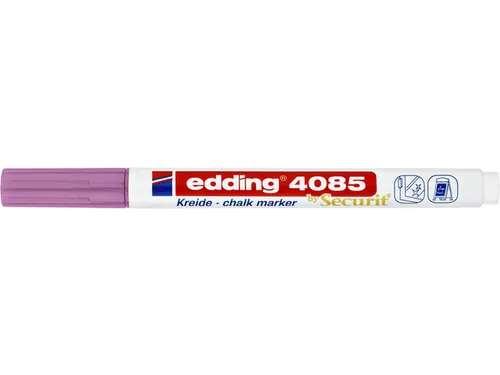 Krijtstift edding by Securit 4085 rond 1-2mm roze metallic