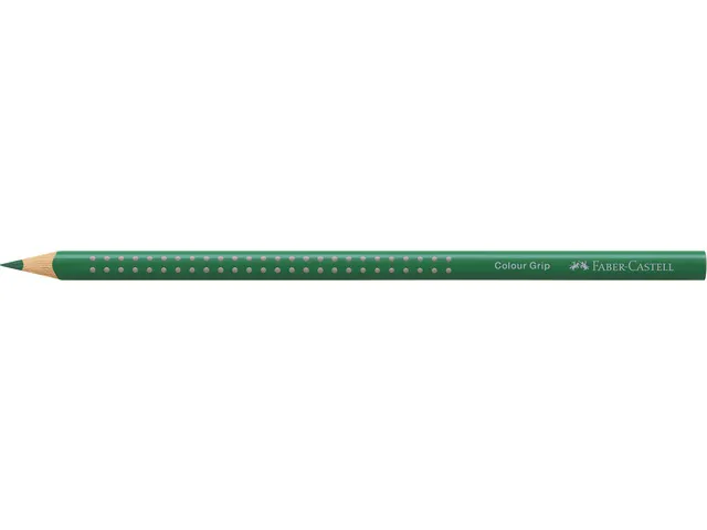 Crayon couleur Faber-Castell Grip 2001 63 vert emeraude