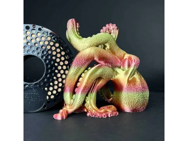 Azurefilm PLA Silk 3D filament 1,75mm Rainbow Harmony 1kg