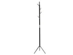 Staande Kapstok Linair Mat Zwart, Verchroomd