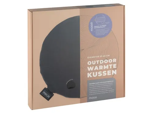Warmtekussen Mood outdoor rond 40cm grijs