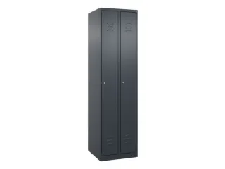 locker,HxBxD 1850x500x500mm,2vak,vak B 250mm,cil.-slot,staand op vloer - 1