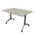 klaptafel,HxBxD 750x1200x700mm,hoekig,T-voet donkergrijs,ovale buis