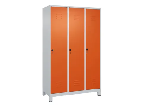 locker voor scheiding van kleding,HxBxD 1950x1200x500mm,3vak