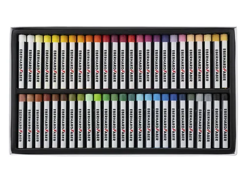 Oliepastelkrijt Eberhard Faber 9mm doos 50 stuks assorti