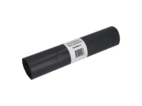 Afvalzak Cleaninq 60x80cm LDPE recycled T50 60 Liter grijs